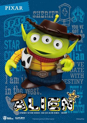 Toy Story Dynamic 8ction Heroes Actionfigur Alien Remix Woody 16 cm