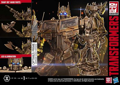 Transformers: G1 Statue Optimus Prime Antique Gold 58 cm