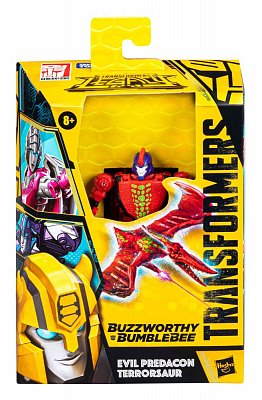 Transformers Generations Legacy Buzzworthy Bumblebee Deluxe Class Actionfigur 2022 Evil Predacon Terrorsaur 14 cm