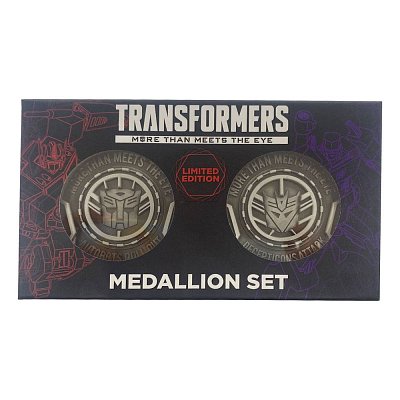 Transformers Medaillen-Set Autobots & Decepticons Limited Edition