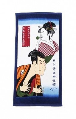 Ukiyo-e Handtuch Japop Ukiyo-e 50 x 100 cm