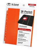 Ultimate Guard 18-Pocket Pages Side-Loading Orange (10)