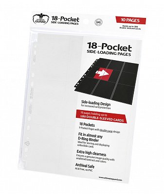 Ultimate Guard 18-Pocket Pages Side-Loading Weiß (10)