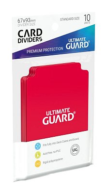Ultimate Guard Kartentrenner Standardgröße Rot (10)