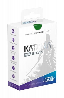 Ultimate Guard Katana Sleeves Standardgröße Grün (100)