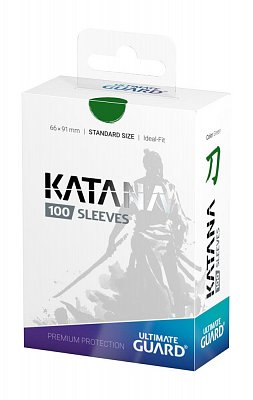 Ultimate Guard Katana Sleeves Standardgröße Grün (100)