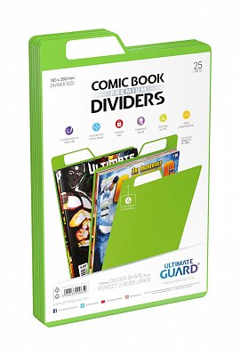 Ultimate Guard Premium Comic Book Dividers Grün (25)