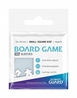 Ultimate Guard Premium Sleeves für Brettspielkarten Quadratisch Klein (50)