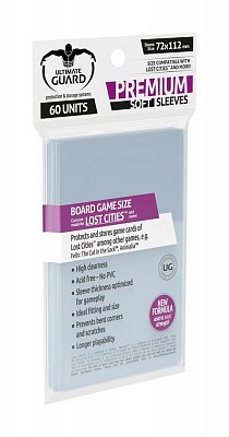 Ultimate Guard Premium Soft Sleeves für Brettspielkarten Lost Cities™ (60)
