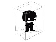 Ultimate Guard Schutzhülle Protective Case für Funko POP!™ Figuren im Thekendisplay (40)