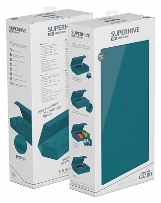 Ultimate Guard Superhive 550+ XenoSkin Monocolor Petrolblau