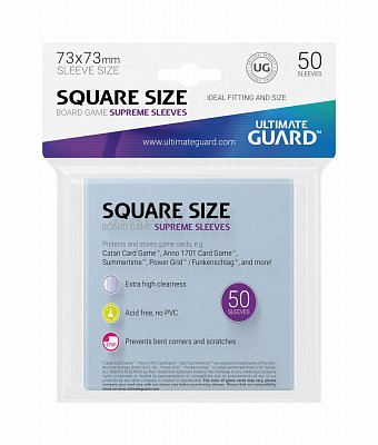 Ultimate Guard Supreme Sleeves für Brettspielkarten Quadratisch (50)