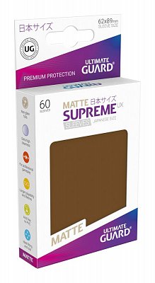 Ultimate Guard Supreme UX Sleeves Japanische Größe Matt Braun (60)