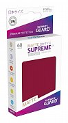 Ultimate Guard Supreme UX Sleeves Japanische Größe Matt Burgundrot (60)