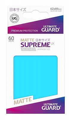 Ultimate Guard Supreme UX Sleeves Japanische Größe Matt Hellblau (60)