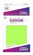 Ultimate Guard Supreme UX Sleeves Japanische Größe Matt Hellgrün (60)