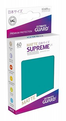 Ultimate Guard Supreme UX Sleeves Japanische Größe Matt Petrolblau (60)