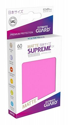Ultimate Guard Supreme UX Sleeves Japanische Größe Matt Pink (60)
