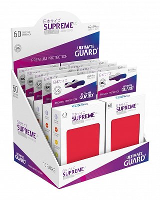 Ultimate Guard Supreme UX Sleeves Japanische Größe Rot (60)