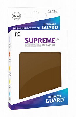 Ultimate Guard Supreme UX Sleeves Standardgröße Braun (80)