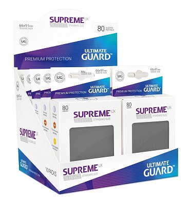 Ultimate Guard Supreme UX Sleeves Standardgröße Dunkelgrau (80)