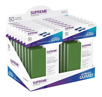Ultimate Guard Supreme UX Sleeves Standardgröße Grün (50)