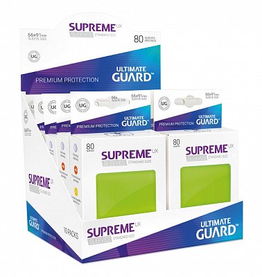 Ultimate Guard Supreme UX Sleeves Standardgröße Hellgrün (80)