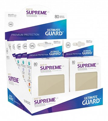 Ultimate Guard Supreme UX Sleeves Standardgröße Matt Sand (80)