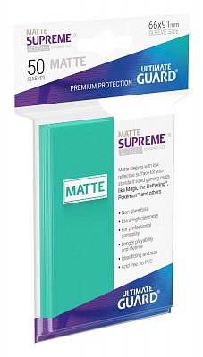 Ultimate Guard Supreme UX Sleeves Standardgröße Matt Türkis (50)