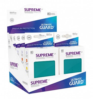 Ultimate Guard Supreme UX Sleeves Standardgröße Petrolblau (80)