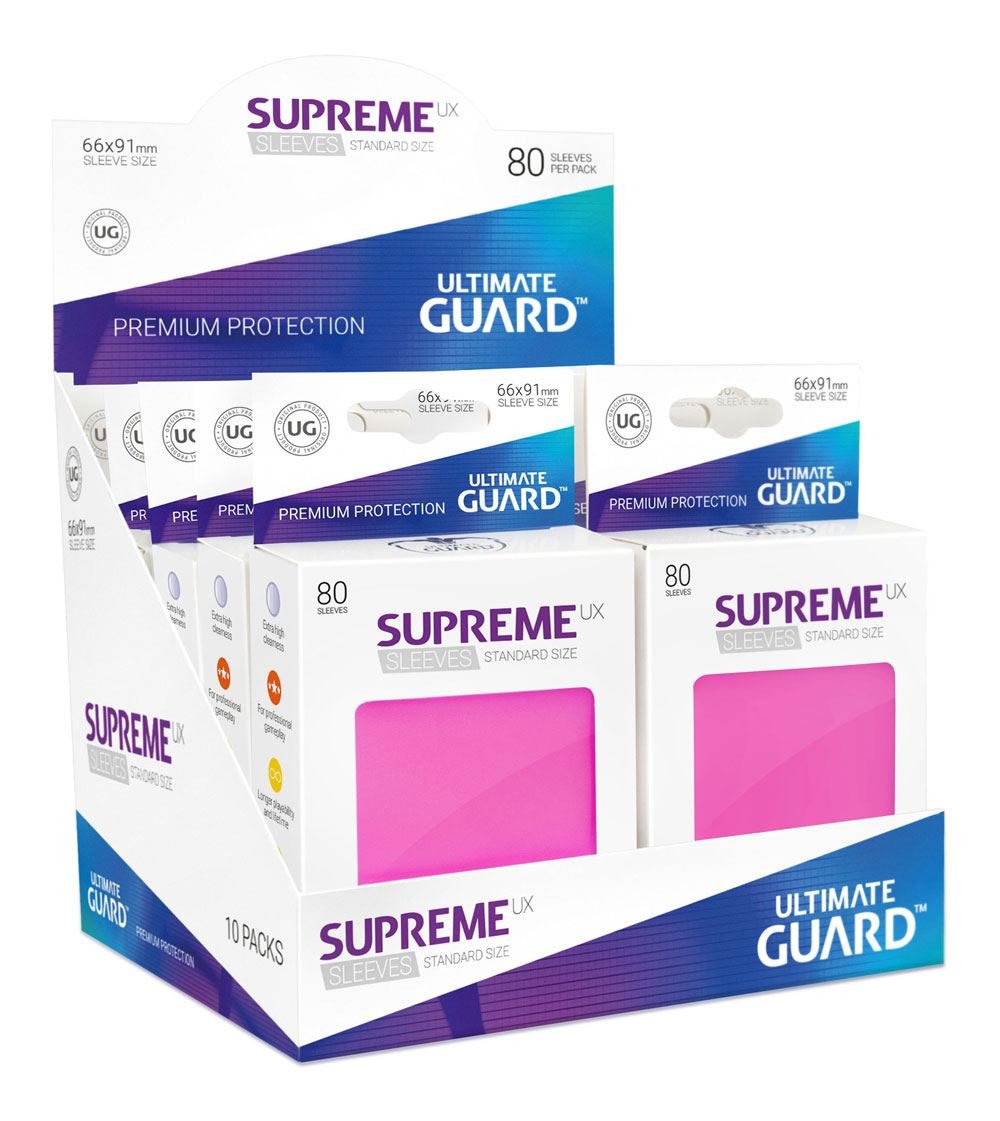 Ultimate Guard Supreme UX Sleeves Standardgröße Pink (80)