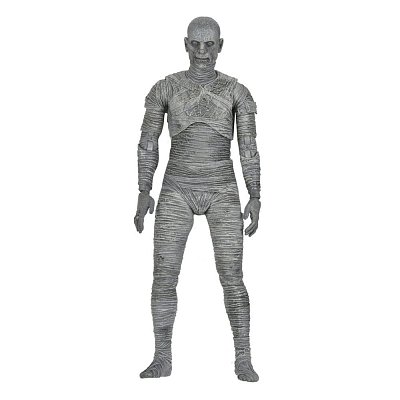 Universal Monsters Actionfigur Ultimate The Mummy (Black & White) 18 cm