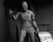 Universal Monsters Actionfigur Ultimate The Mummy (Black & White) 18 cm