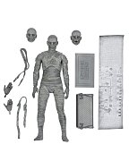 Universal Monsters Actionfigur Ultimate The Mummy (Black & White) 18 cm