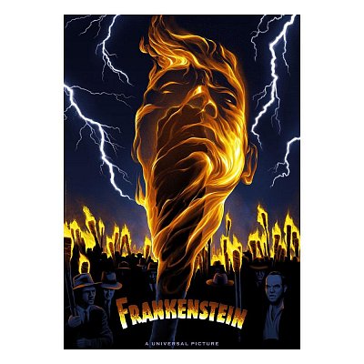 Universal Monsters Kunstdruck Frankenstein Limited Edition 42 x 30 cm