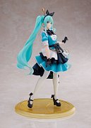 Vocaloid PVC Princess AMP Statue Hatsune Miku Alice Ver. 18 cm