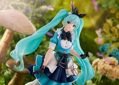 Vocaloid PVC Princess AMP Statue Hatsune Miku Alice Ver. 18 cm