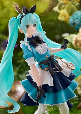 Vocaloid PVC Princess AMP Statue Hatsune Miku Alice Ver. 18 cm