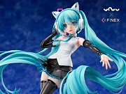 Vocaloid PVC Statue 1/7 Miku Hatsune Cat Ear Headphone Ver. 25 cm