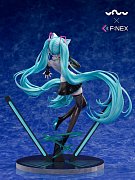 Vocaloid PVC Statue 1/7 Miku Hatsune Cat Ear Headphone Ver. 25 cm