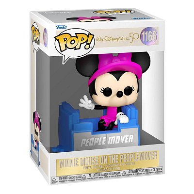 Walt Disney Word 50th Anniversary POP! Disney Vinyl Figur People Mover Minnie 9 cm