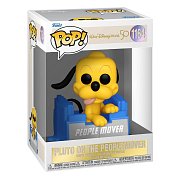 Walt Disney Word 50th Anniversary POP! Disney Vinyl Figur People Mover Pluto w/Balloon 9 cm