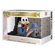 Walt Disney World 50th Anniversary POP! Rides Super Deluxe Vinyl Figur Dumbo w/Goofy 15 cm