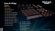 WarLock&trade; Tiles: Town & Village --- BESCHAEDIGTE VERPACKUNG