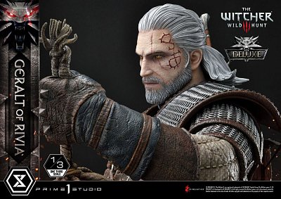 Witcher 3 Wild Hunt Statue 1/3 Geralt von Riva Deluxe Version 88 cm