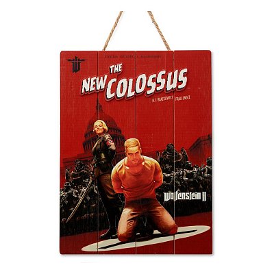 Wolfenstein WoodArts 3D Holzdruck The New Colossus 30 x 40 cm