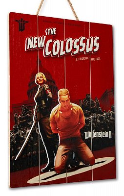 Wolfenstein WoodArts 3D Holzdruck The New Colossus 30 x 40 cm