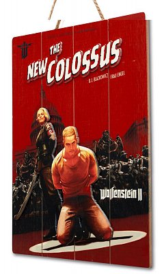 Wolfenstein WoodArts 3D Holzdruck The New Colossus 30 x 40 cm