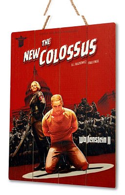 Wolfenstein WoodArts 3D Holzdruck The New Colossus 30 x 40 cm