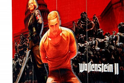 Wolfenstein WoodArts 3D Holzdruck The New Colossus 30 x 40 cm